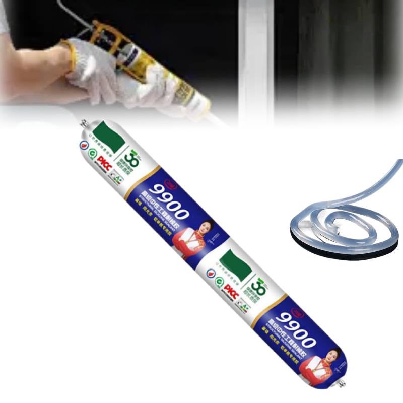 9900 Silicon Waterproof Sealant, Permanent Solution for Roof & Wall Cracks, Sealant Heat Resistant Caulking, Tear and Stretch Resistance Caulk & Seal Silicone sealant  (Transparent 500G) - Image 1